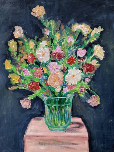 Original Still Life Paintings by Elvira Byrnes