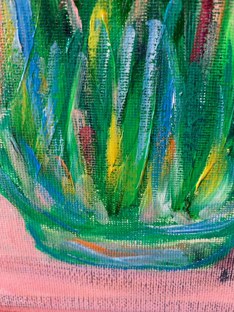 Original Abstract Still Life Painting by Elvira Byrnes