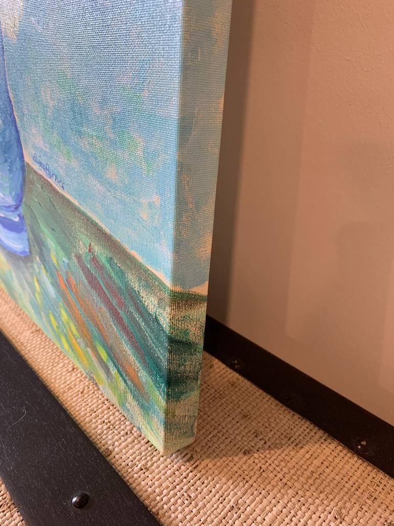 Original Abstract Still Life Painting by Elvira Byrnes
