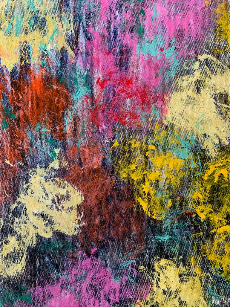 Original Illustration Floral Painting by Elvira Byrnes