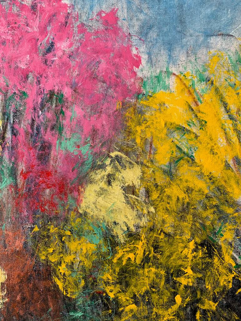 Original Illustration Floral Painting by Elvira Byrnes