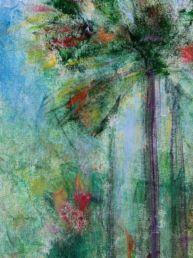 Original Expressionism Landscape Painting by Elvira Byrnes