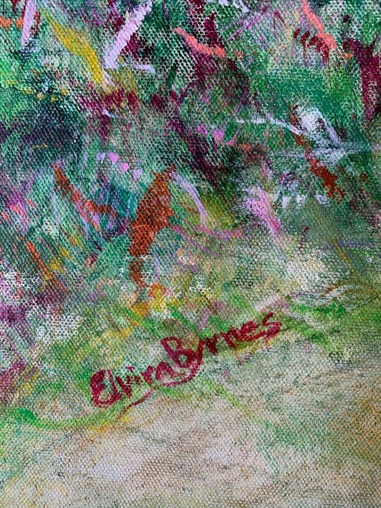 Original Expressionism Landscape Painting by Elvira Byrnes