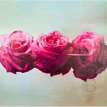 Original Realism Floral Painting by Prunkblume By Kata Mai