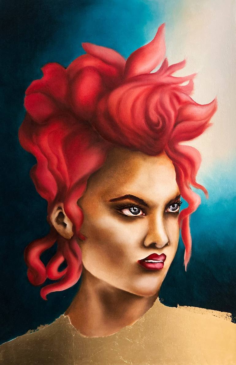 Original Portrait Painting by Sabrina Costa