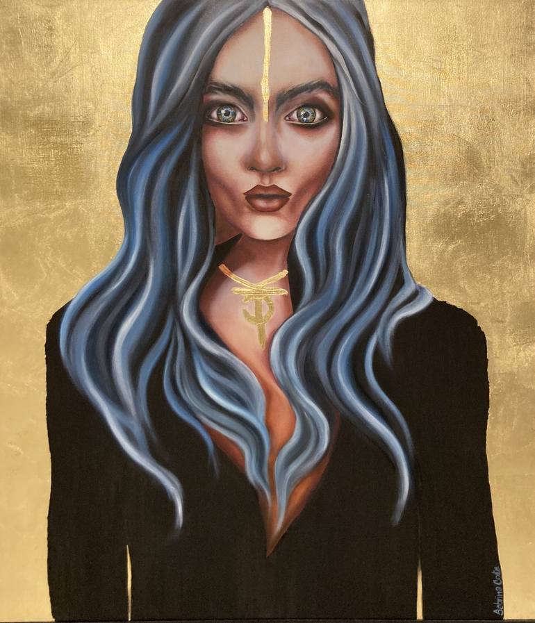 Original Portrait Painting by Sabrina Costa