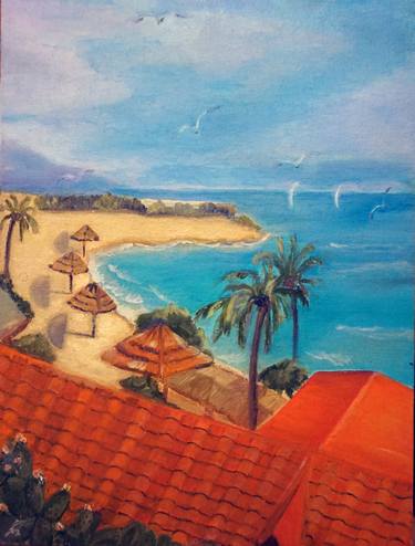 Print of Beach Paintings by Tetiana Mazurenko