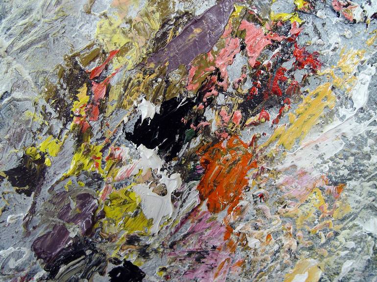 Original Fine Art Abstract Painting by Konstantinas Žardalevičius