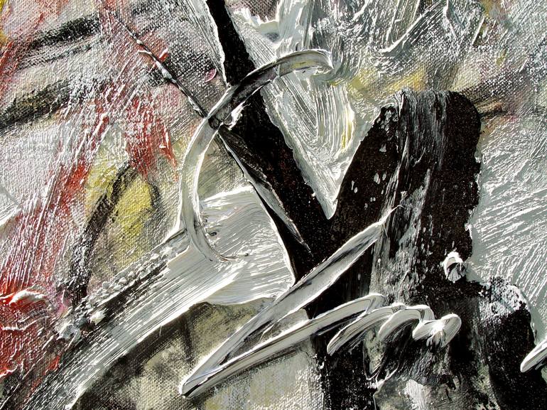 Original Conceptual Abstract Painting by Konstantinas Žardalevičius