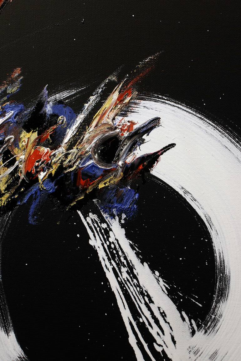 Original Fine Art Abstract Painting by Konstantinas Žardalevičius