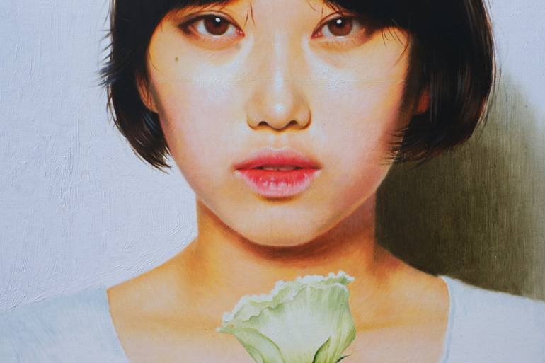 Original Fine Art Portrait Painting by Seunghwan Kim