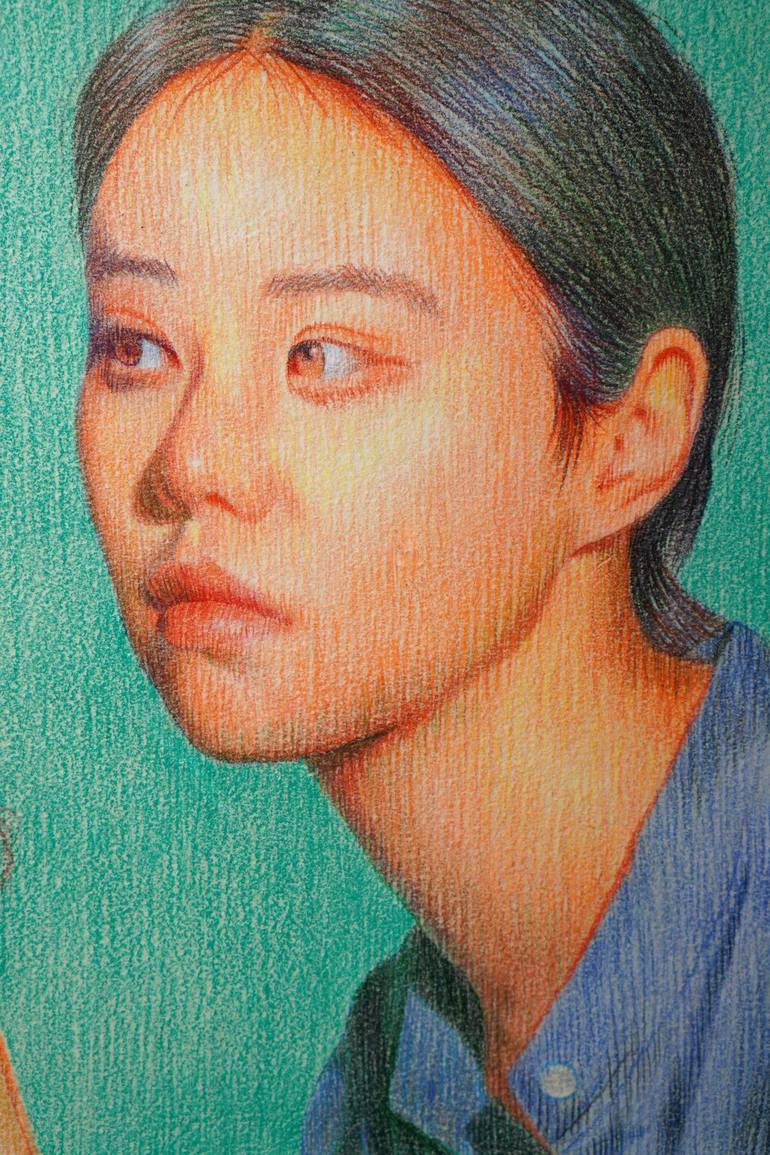 Original Figurative Women Drawing by Seunghwan Kim