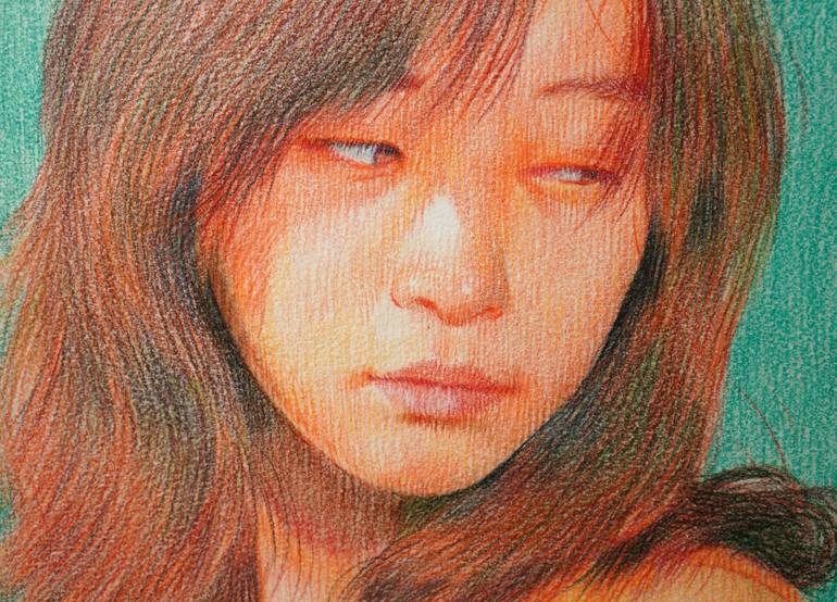 Original Figurative Women Drawing by Seunghwan Kim
