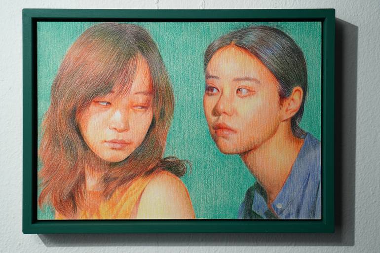 Original Figurative Women Drawing by Seunghwan Kim