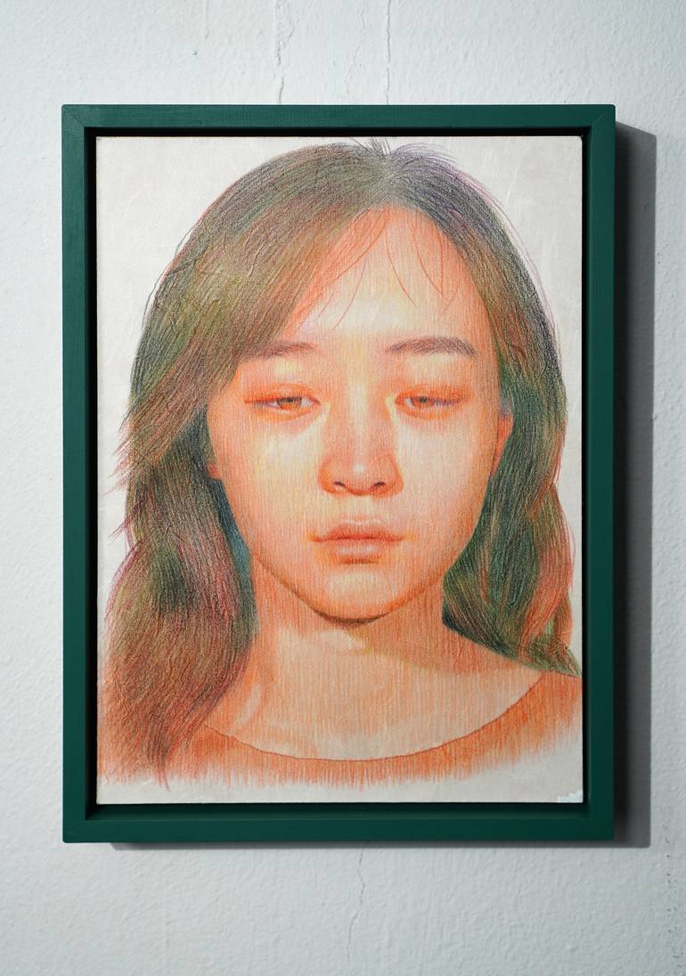 Original Figurative Women Drawing by Seunghwan Kim