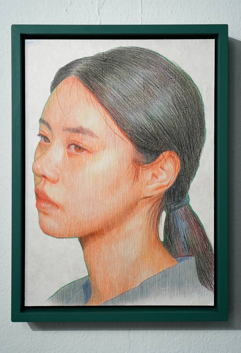 Original Figurative Women Drawing by Seunghwan Kim