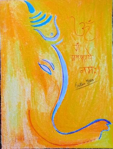Original Religious Painting by Chetan Dher
