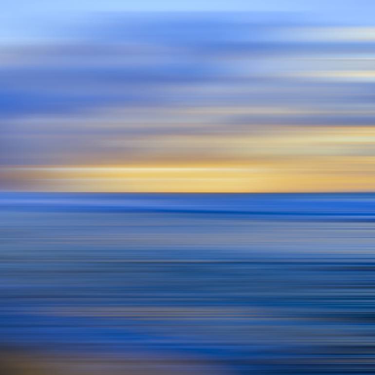 Original Seascape Photography by Harv Greenberg | Abstract Art on Paper | SUNRISE - Na Pali Coast, Kauai