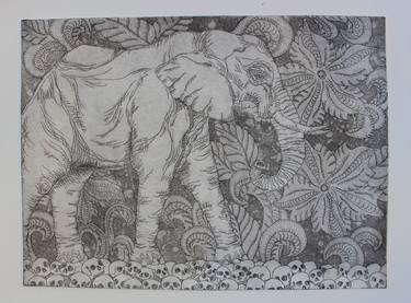 Print of Illustration Animal Printmaking by Susan F Schafer