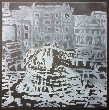 Original Expressionism Places Printmaking by Georgina Talfana