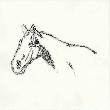 Saatchi Art Artist Georgina Talfana; Printmaking, “Mark Wallinger's White Horse - Limited Edition 1 of 1” #art
