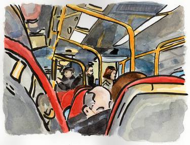 Original Documentary Transportation Paintings by Georgina Talfana