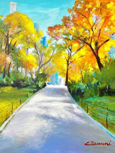 Original Impressionism Landscape Paintings by Eduard Zenuni