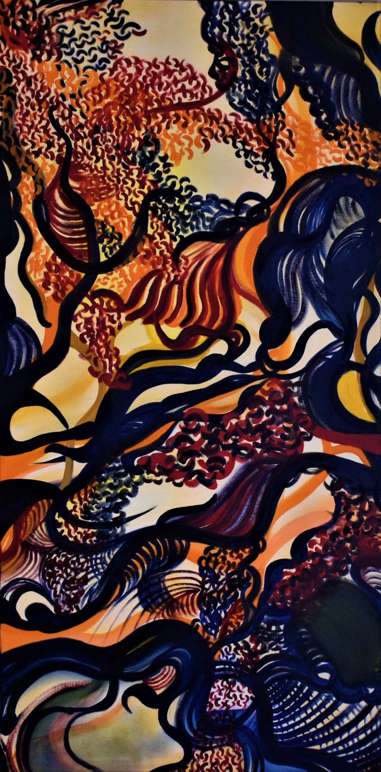 Original Expressionism Abstract Painting by Patrinia Landrum