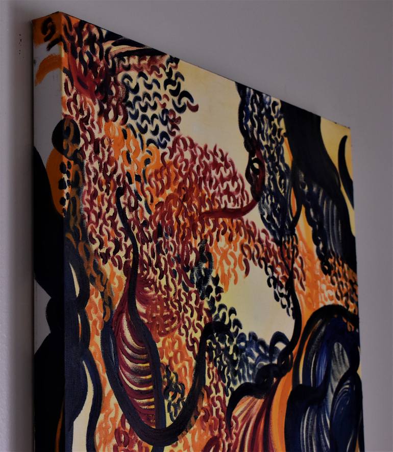 Original Expressionism Abstract Painting by Patrinia Landrum