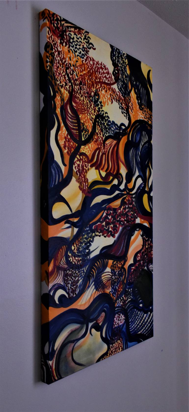 Original Expressionism Abstract Painting by Patrinia Landrum