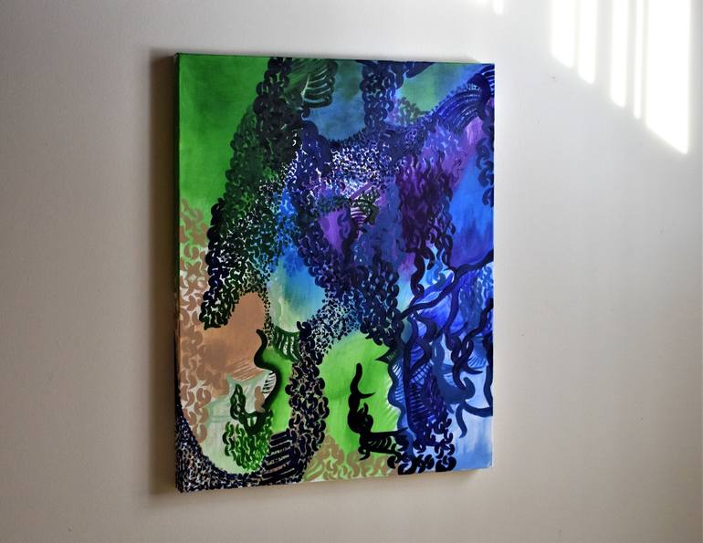 Original Contemporary Abstract Painting by Patrinia Landrum