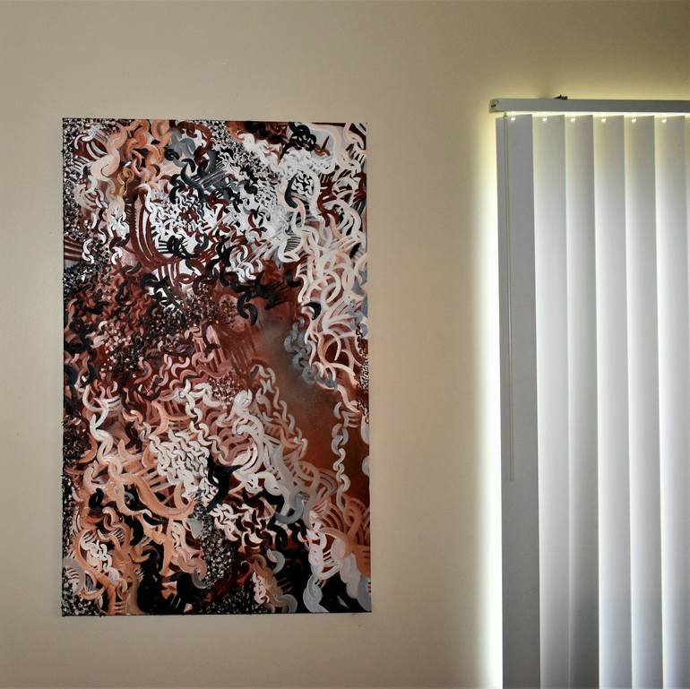 Original Contemporary Art Abstract Painting by Patrinia Landrum