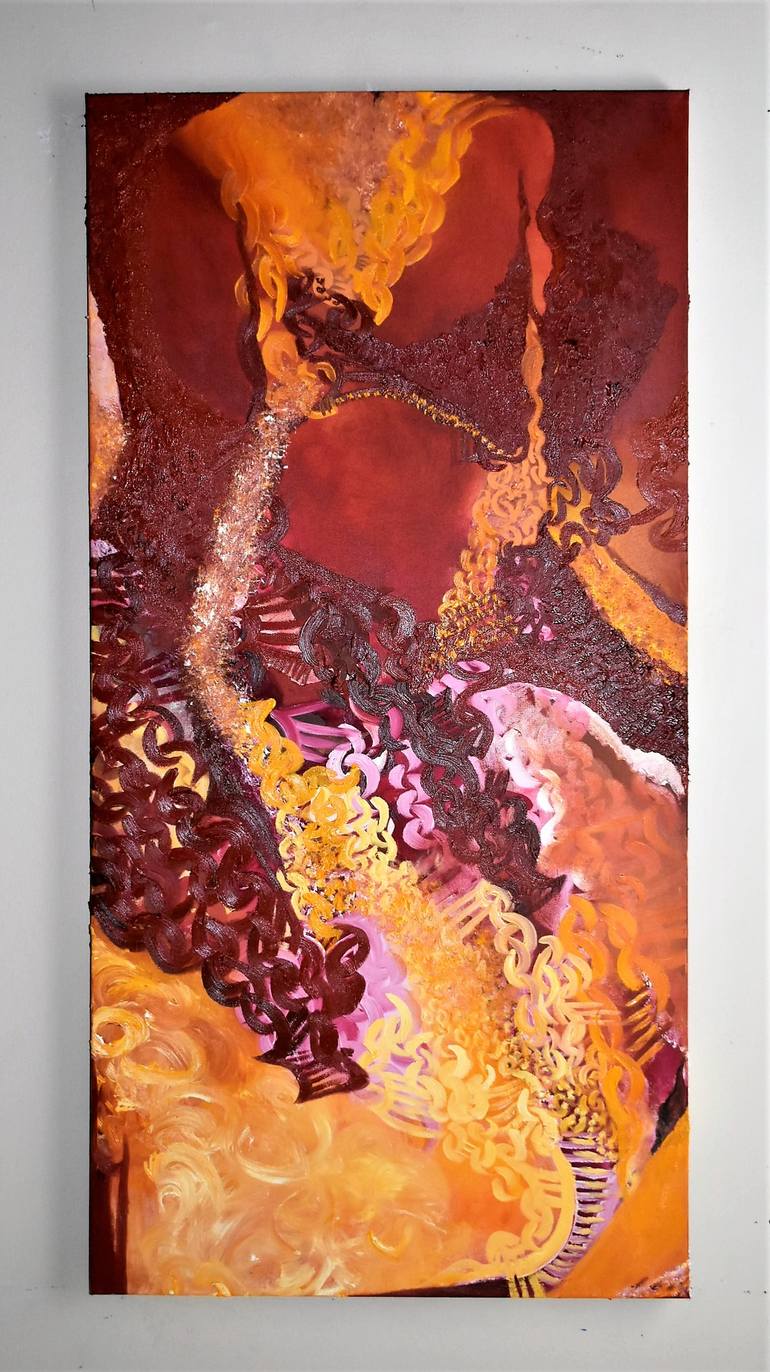 Original Abstract Expressionism Abstract Painting by Patrinia Landrum