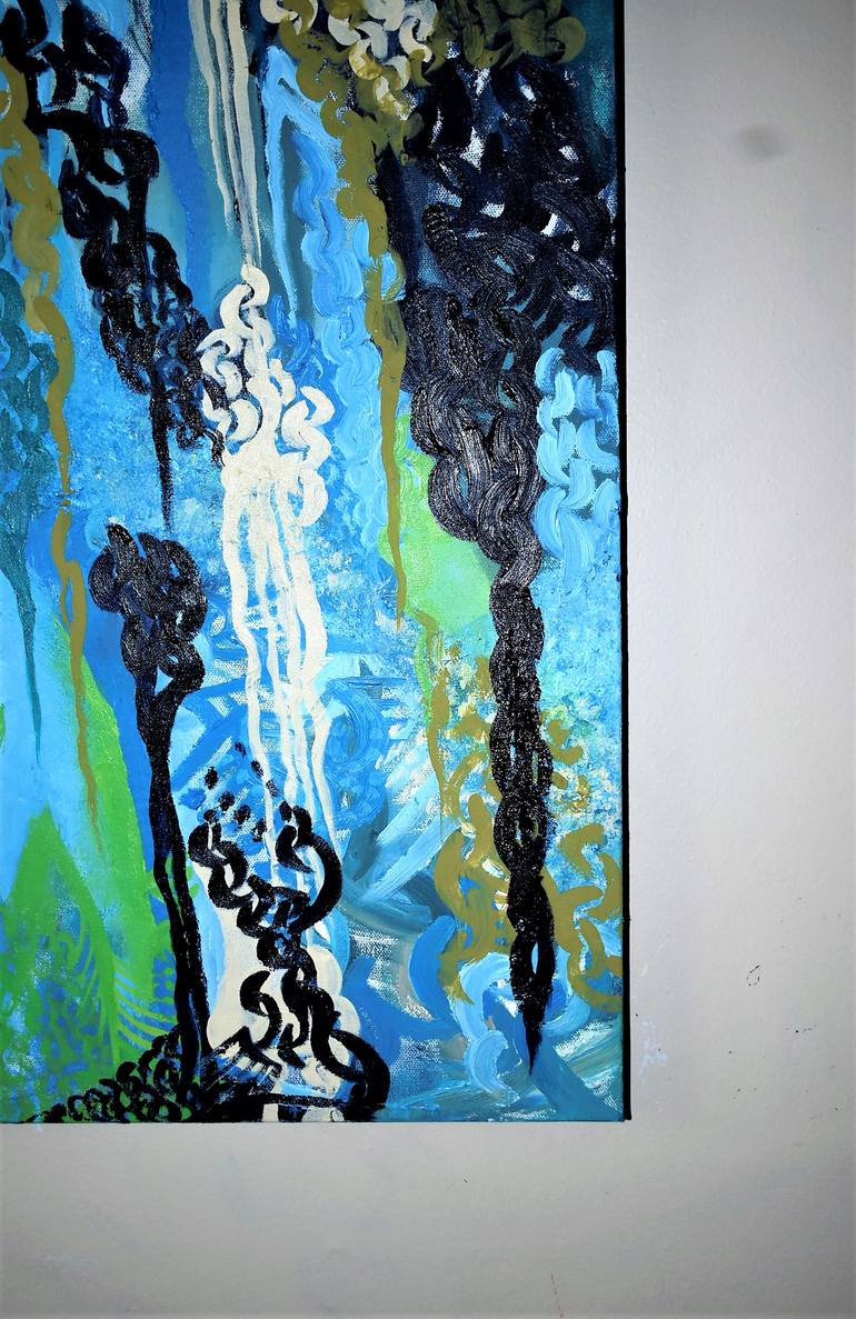 Original Abstract Expressionism Abstract Painting by Patrinia Landrum
