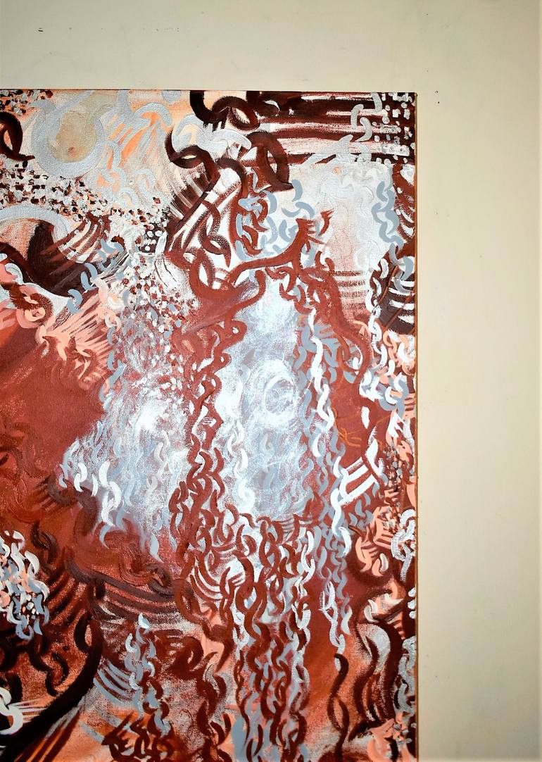 Original Abstract Expressionism Abstract Painting by Patrinia Landrum