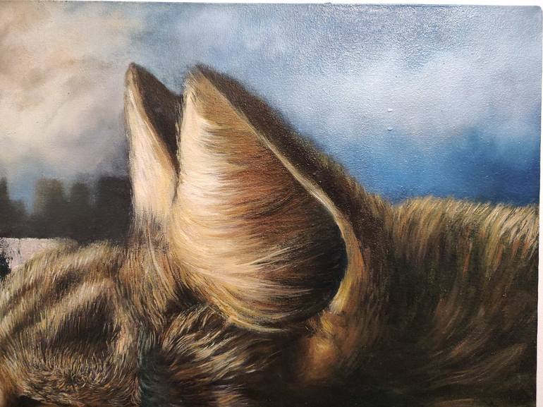 Original Figurative Animal Painting by Jorge Andrés Narváez