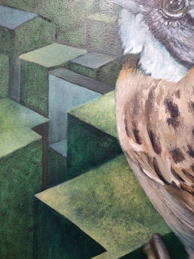 Original Figurative Animal Painting by Jorge Andrés Narváez