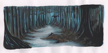 100 Day Project Gouache: Dagobah thumb