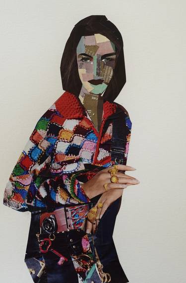 Original Figurative Fashion Collage by Olan Quattro