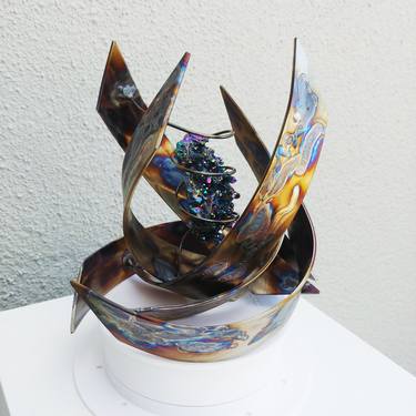 Paragon Metal Aura Crystal Sculpture thumb