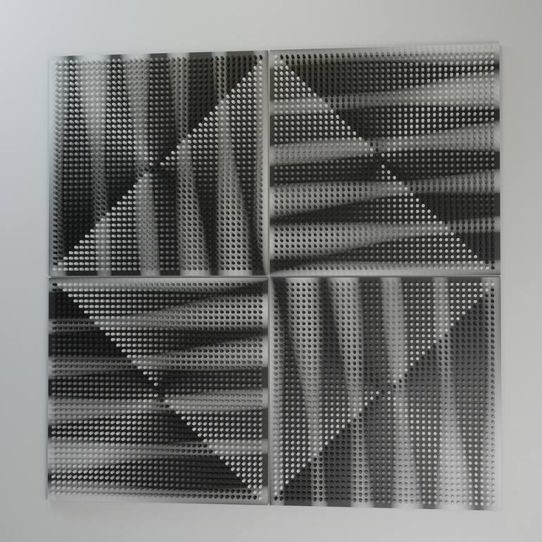 Original Algorithmic Abstract Sculpture by Nazar Symotiuk