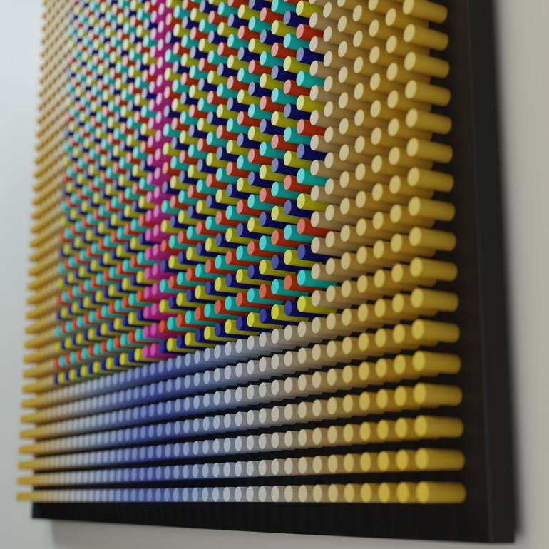 Original Impressionism Abstract Sculpture by Nazar Symotiuk