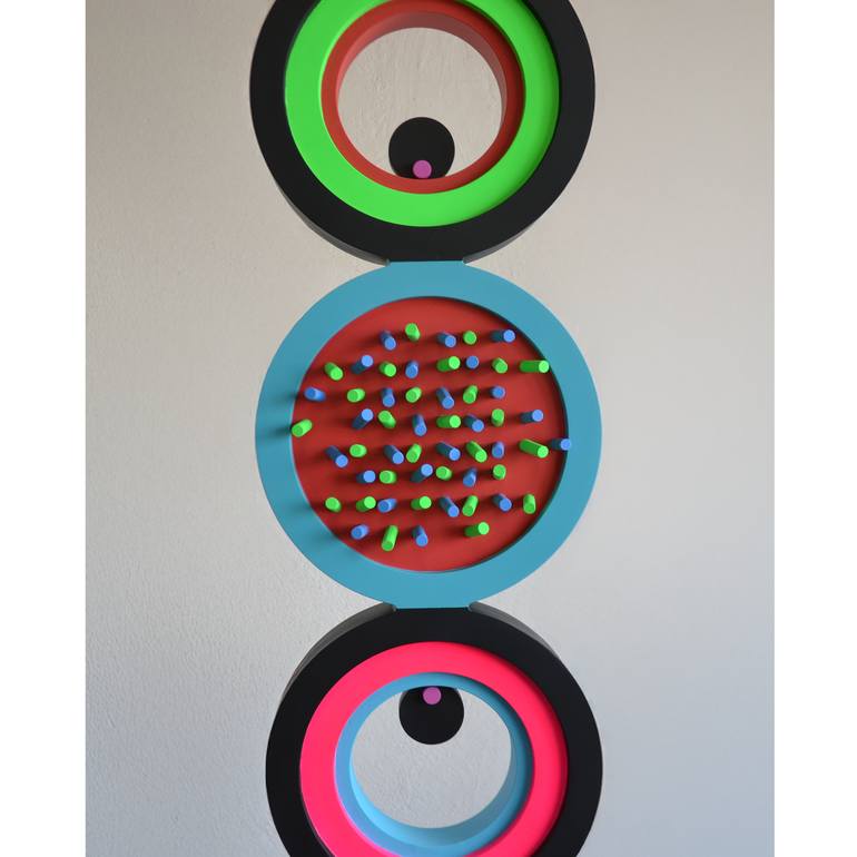 Original Bauhaus Abstract Sculpture by Nazar Symotiuk