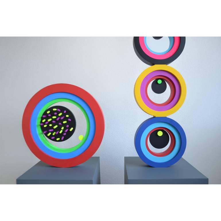 Original Bauhaus Abstract Sculpture by Nazar Symotiuk