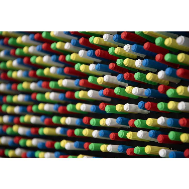 Original Impressionism Abstract Sculpture by Nazar Symotiuk