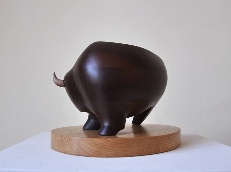 Original Figurative Animal Sculpture by Nazar Symotiuk