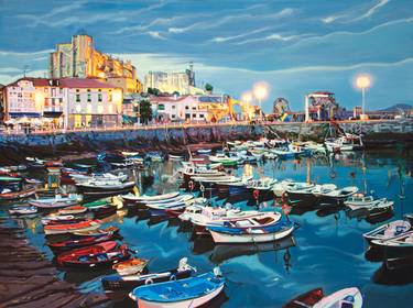Print of Fine Art Boat Paintings by Maria Mijares