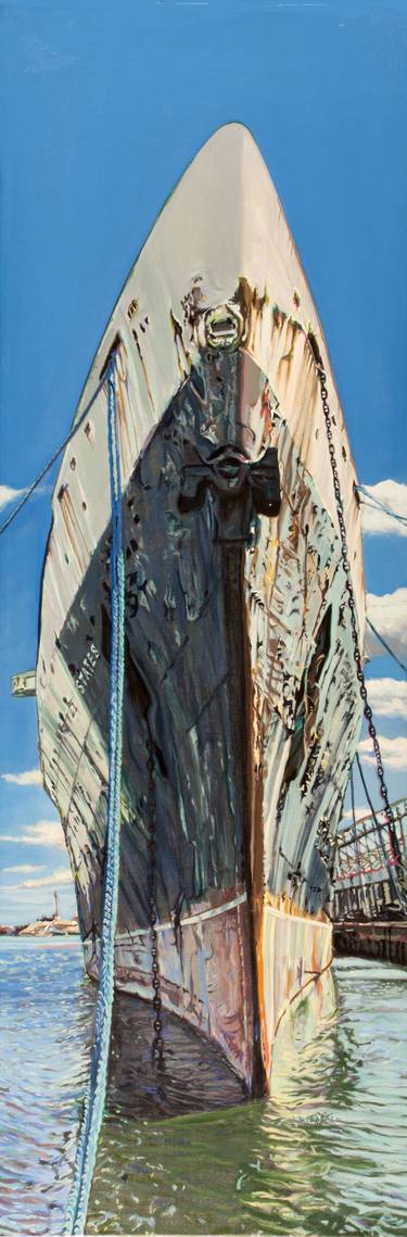 Original Ship Paintings by Maria Mijares