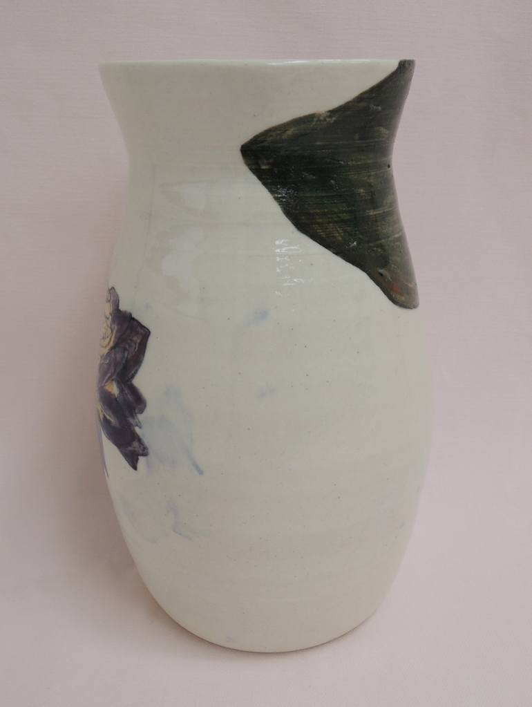Original Art Deco Botanic Sculpture by Tuyet Cao