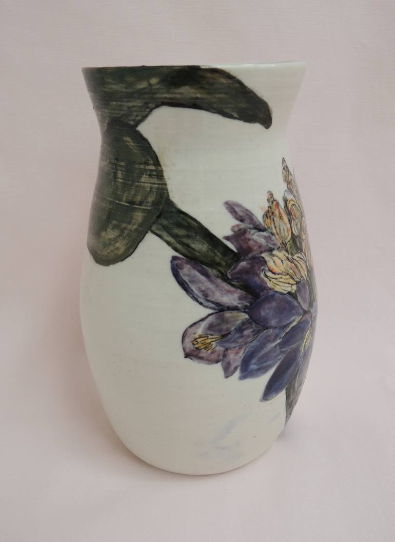 Original Art Deco Botanic Sculpture by Tuyet Cao